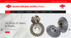 Desktop Screenshot of bhamforging.com